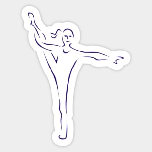 Gymnastics Sticker